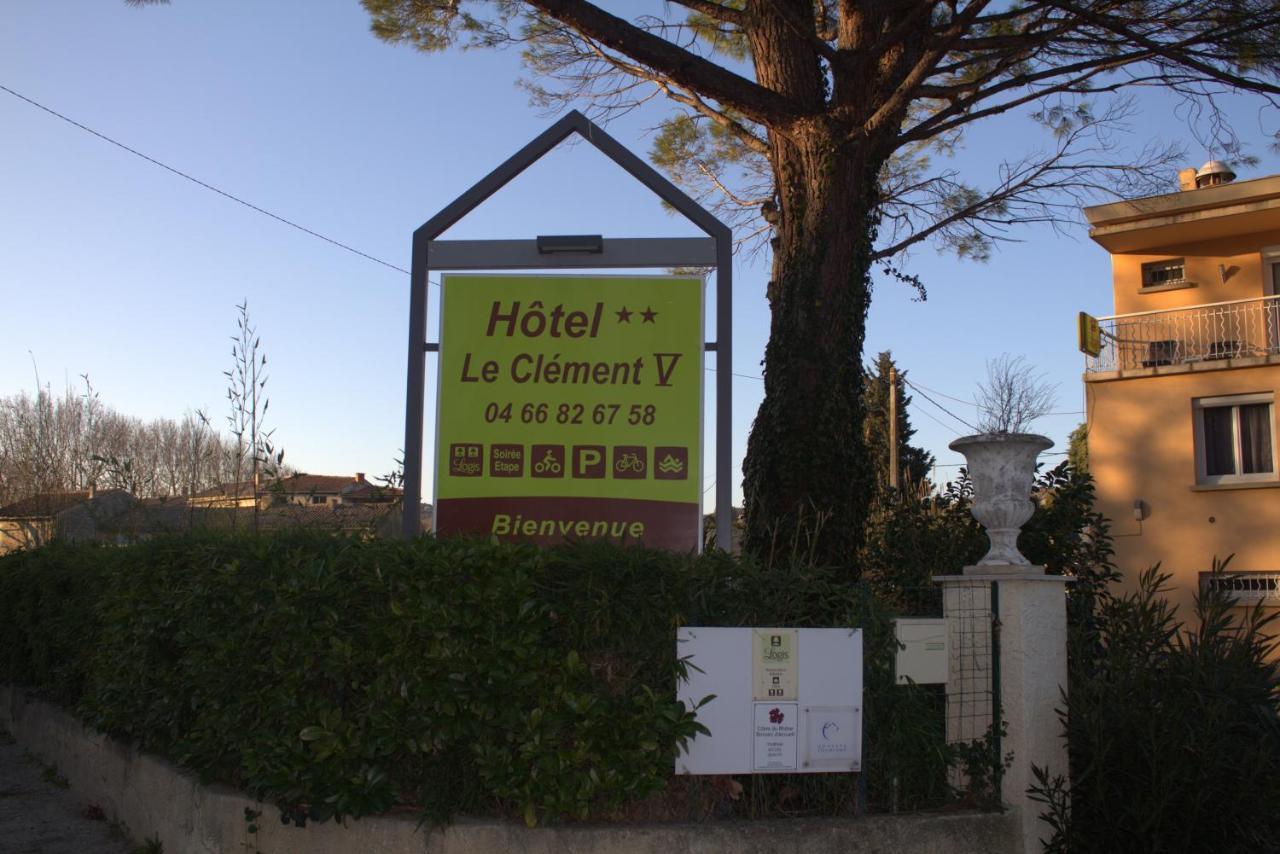 Logis Hotel Le Clement V Roquemaure  Εξωτερικό φωτογραφία